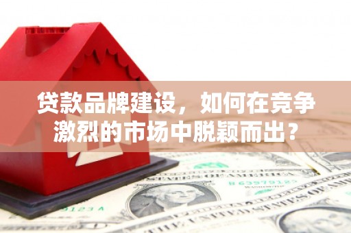 阿荣旗贷款品牌建设，如何在竞争激烈的市场中脱颖而出？