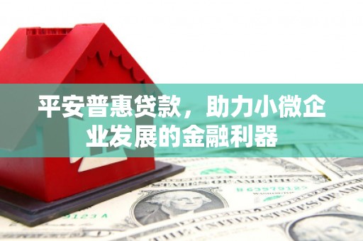 阿荣旗平安普惠贷款，助力小微企业发展的金融利器